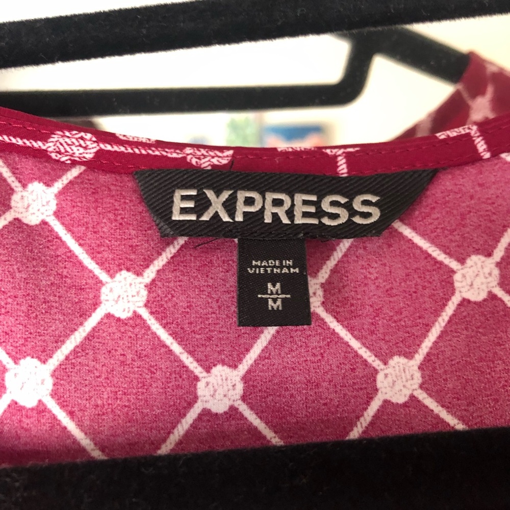 Express patterned work blouse - Picture 3 of 5